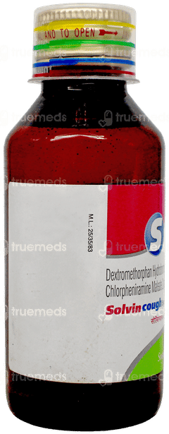 Solvin Sugar Free Cough Syrup 100Ml Solvin Sugar Free Cough Syrup 100Ml